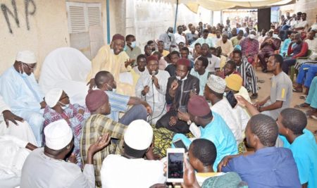 Condoléances de Serigne Mansour Sy Djamil à la suite du décès de Younouss Diagne Président DEES Djamil UGB